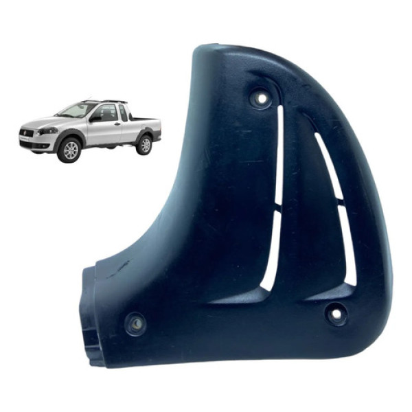 Moldura Caçamba Lado Direito Caçamba Fiat Strada Original Preto