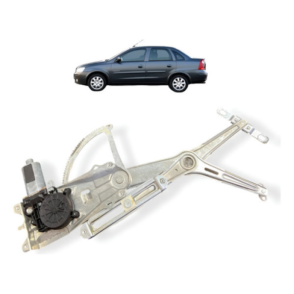 Máquina Vidro Elétrico Dianteiro Esq Gm Corsa Sedan 2003