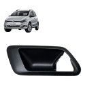 Moldura Maçaneta Interna Dianteira Direita Vw Fox Original Preto Dianteira