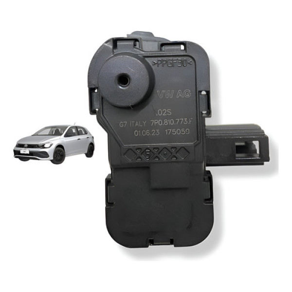 Motor E Trava Portinhola Tanque Vw Polo Track 2023 2024 Preto