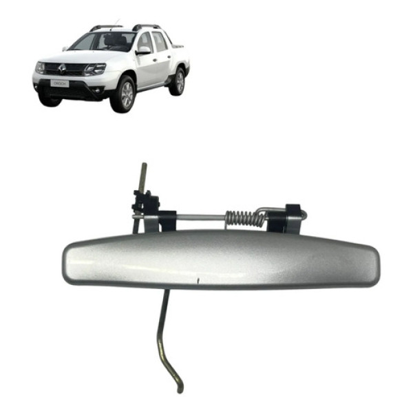 Maçaneta Dianteira Direita Renault Oroch 1.6 Original Prateado