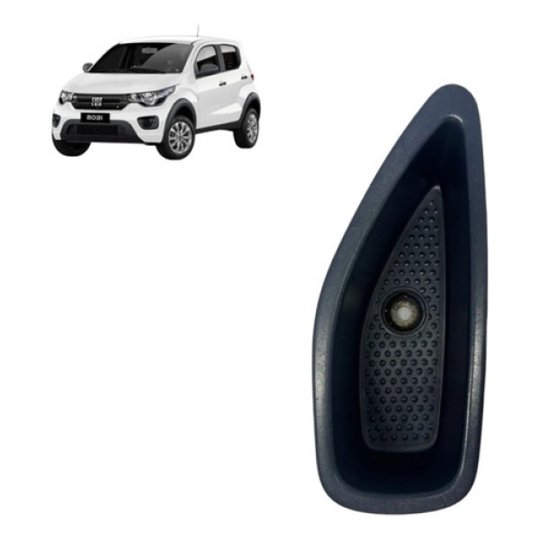 Moldura Puxador Interna Traseira Direita Fiat Mobi Original Preto