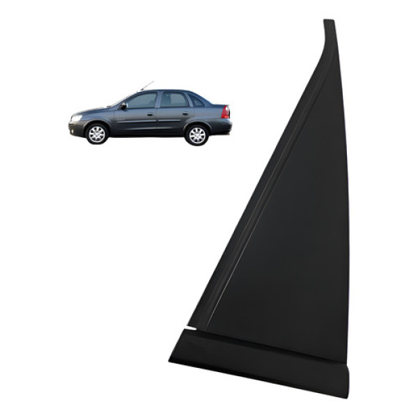 Acabamento Interno Porta Traseira Esquerda Gm Corsa Original Traseira Esquerda Preto
