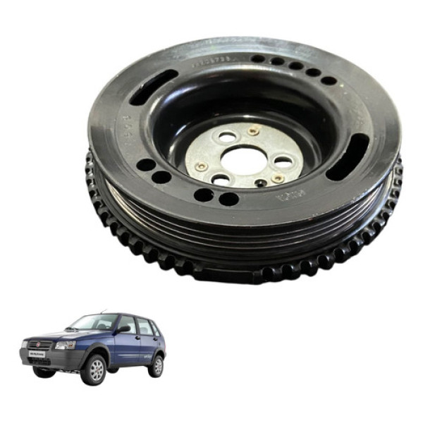Polia Virabrequim Fiat Uno 2008 55205735 Original Usado