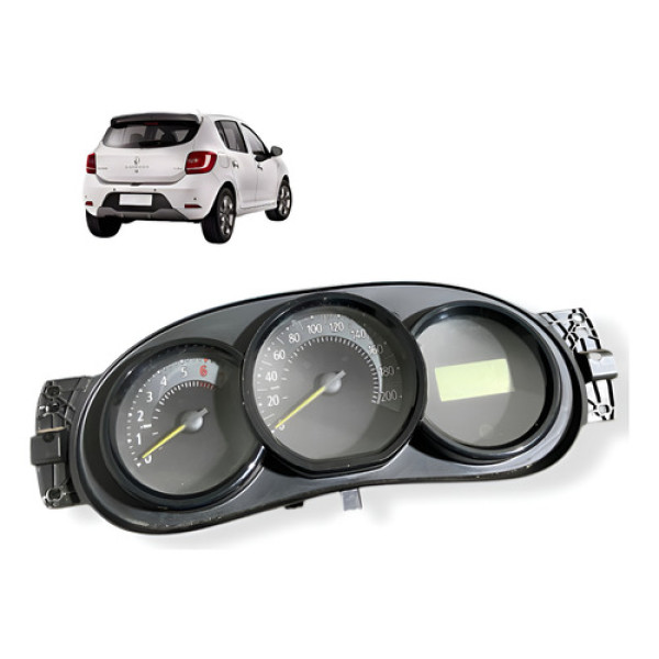 Painel De Instrumentos Renault Sandero 2016 248104265r Usado Preto