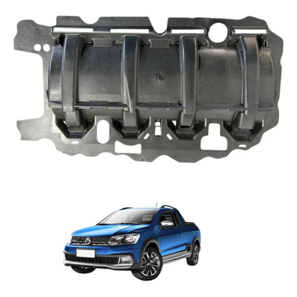 Defletor Carter Óleo Motor Vw Saveiro 2023 04e103623s Preto