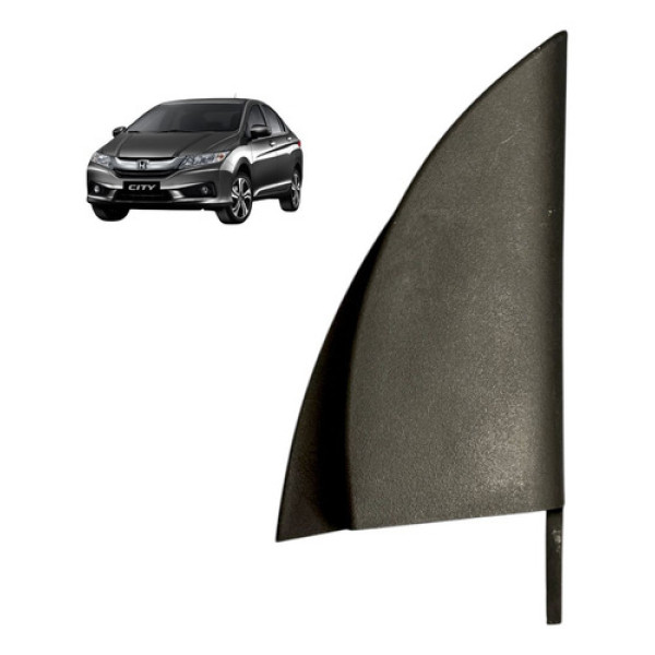 Moldura Interna Retrovisor Direito Honda City  2010 Original Preto