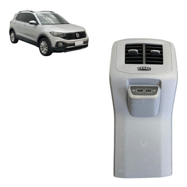 Moldura Difusor Do Ar Console Traseiro Vw T Cross Tsi 2021