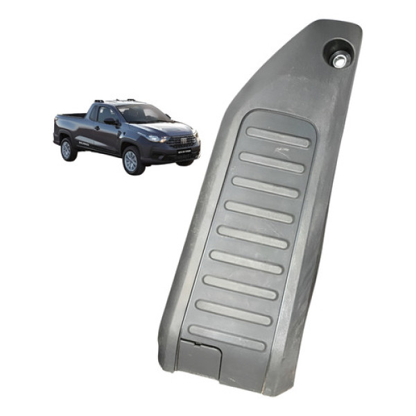 Descanso Do Pé Fiat Strada Freedom 1.3 Firefly 2020 2023 Preto