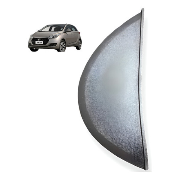 Moldura Lateral Painel Lado Esquerdo Hyundai Hb20 2016 2019 Preto