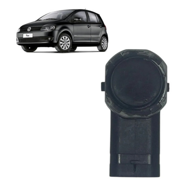 Sensor De Estacionamento Volkswagen Fox Original Preto