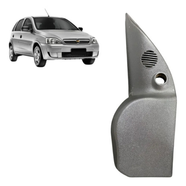 Moldura Interna Retrovisor Lado Esquerdo Gm Corsa Hatch 2010 Preto