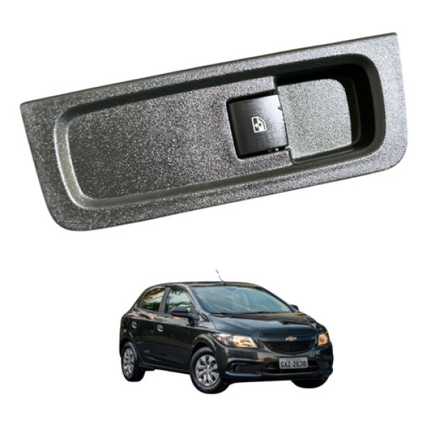 Moldura Botão De Vidro Fiat Palio 2013 Original Usado