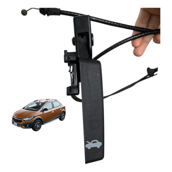 Cabo Alavanca Abertura Capô Gm Onix 2017 2018 2019