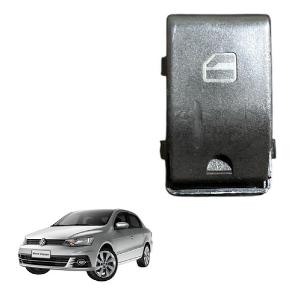 Botão De Vidro Elétrico Vw Voyage 2017 Original Usado