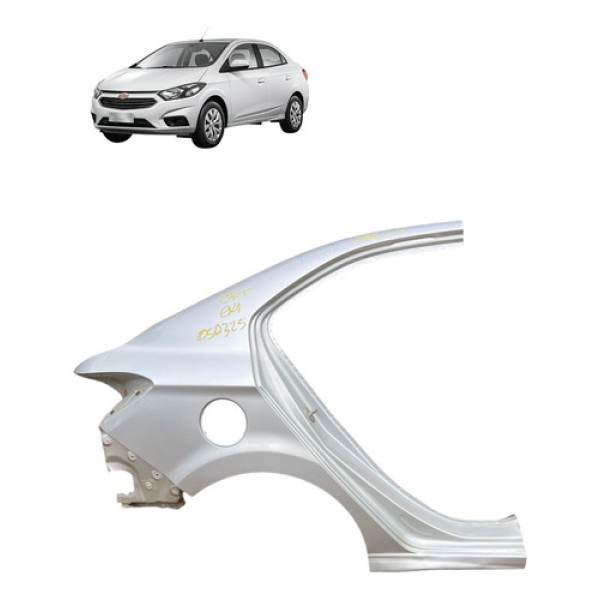 Lateral Traseira Direita Prisma 2016 Original Prateado