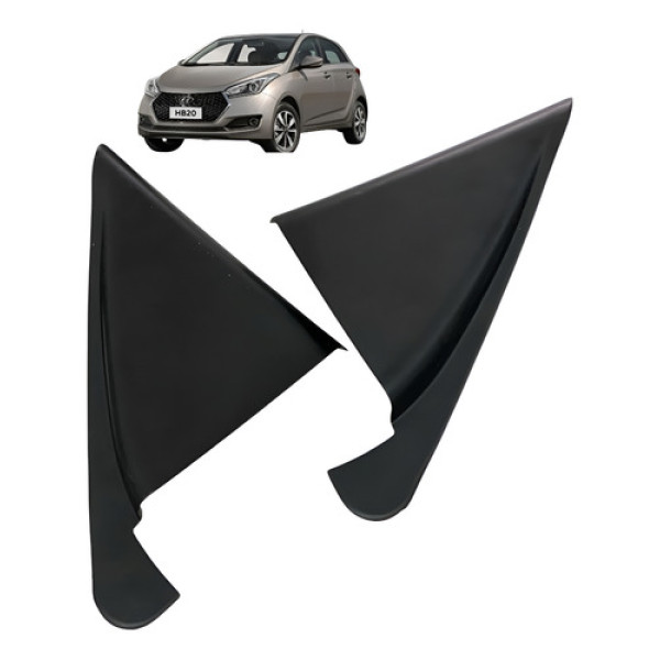 Par Moldura Interna Portas Traseiras Hyundai Hb20 2019 Usado