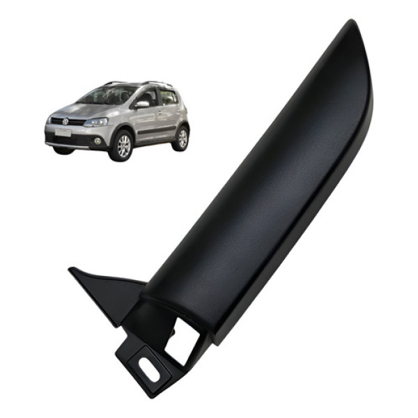 Acabamento Interno Retrovisor Esquerdo Vw Fox Original Preto