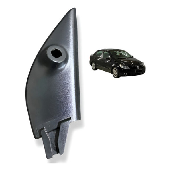 Moldura Interna Retrovisor Lado Direito Vw Voyage Original Preto