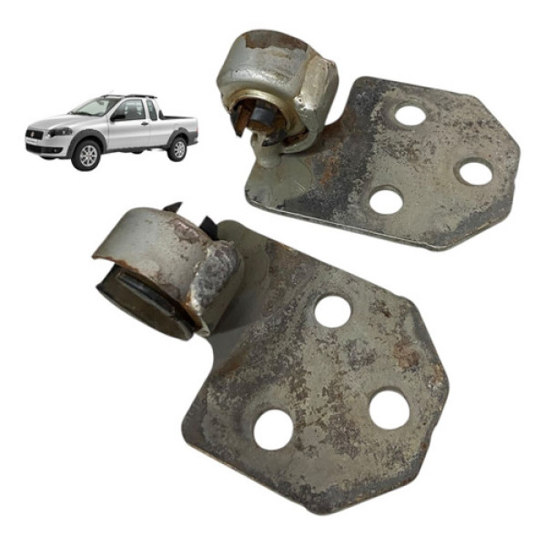 Par Dobradiça Tampa Traseira Fiat Strada Working 2001 2002