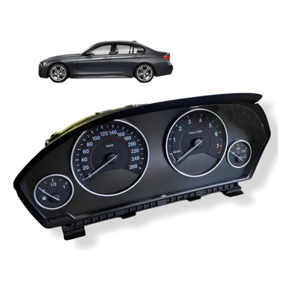 Painel Instrumentos Vdo Bmw 320i 2.0 2015 2017 Origina Usado Preto