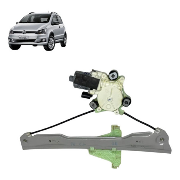 Maquina De Vidro Eletrica Traseira Direita Vw Fox Original