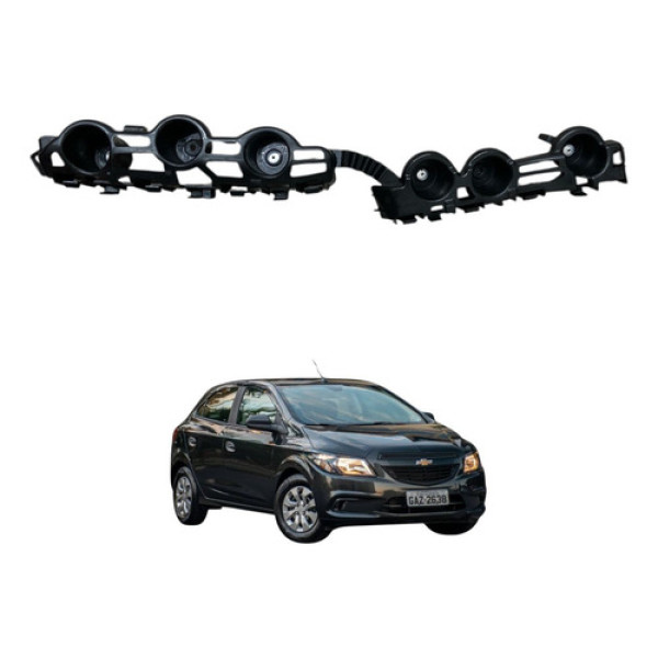 Guia Para-choque Traseiro Esquerdo Gm Onix 2019 Original