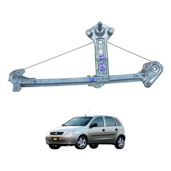 Maquina Vidro Manual Traseiro Esquerdo Gm Corsa 09114705