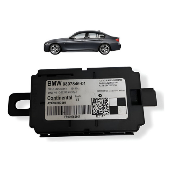 Módulo Amplificador Antena Bmw 320i 2015 2016 2017 939784601 Preto