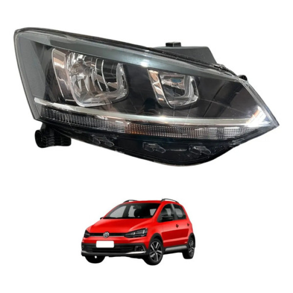 Farol Dianteiro Direito Volkswagen Fox 2017 2100254 Original Direito/passageiro