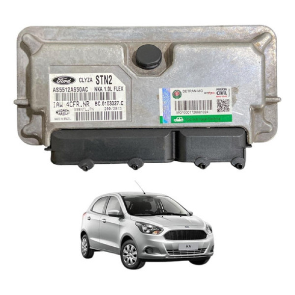 Módulo Injeção Ford Ka 1.3 2013 As5512a650ac Original Usado