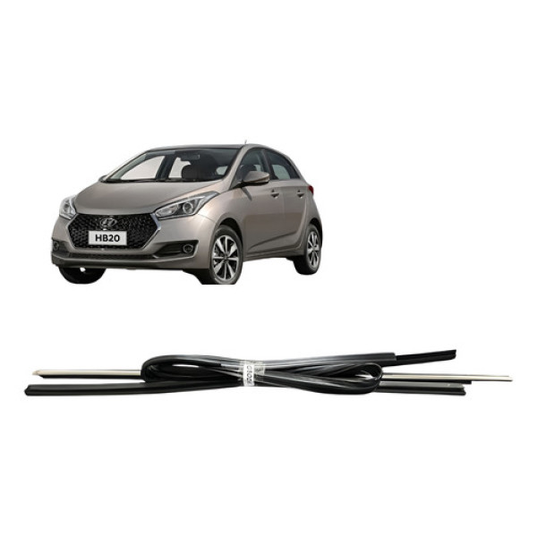 Kit Pestanas Externas Dianteiro Esquerdo Hyundai Hb20 Usado Preto