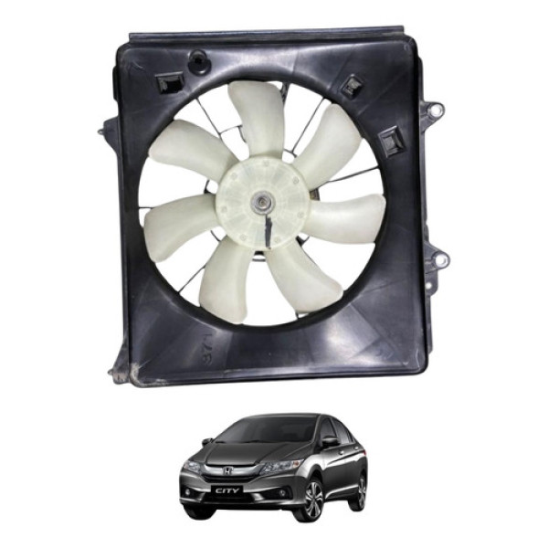 Defletor Com Ventoinha Honda City 2014 1680008731 Usado