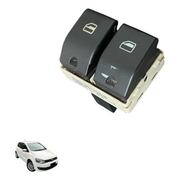 Botão Vidro Elétrico Dianteiro Esquerdo Vw Fox 2012 Usado