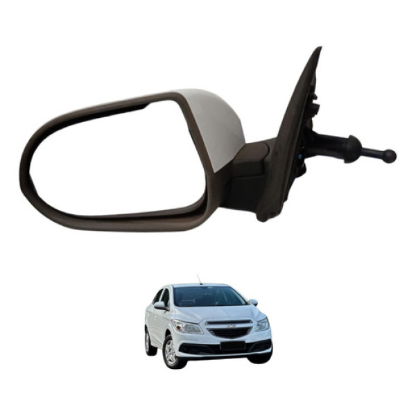 Retrovisor Manual Lado Esquerdo Gm Prisma Onix 2014 Original