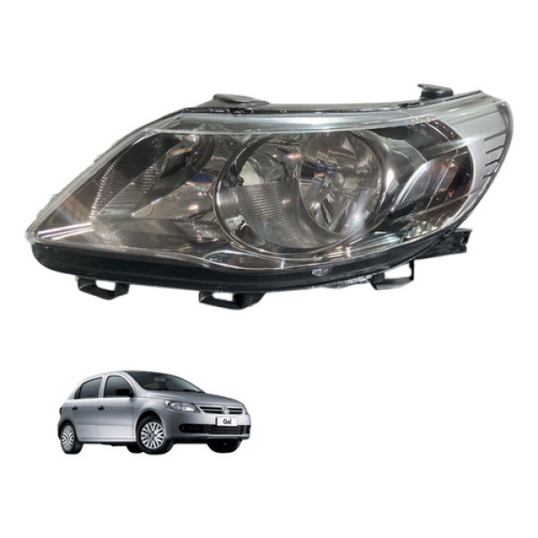 Farol Dianteiro Esquerdo Vw Voyage Saveiro Gol G5 Original Esquerdo/motorista