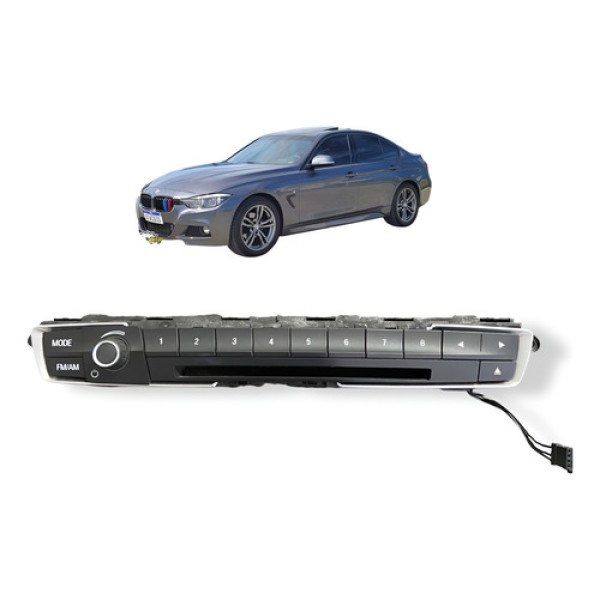 Botão Comando Radio Bmw 320i 2014 2017 Original Usado Preto