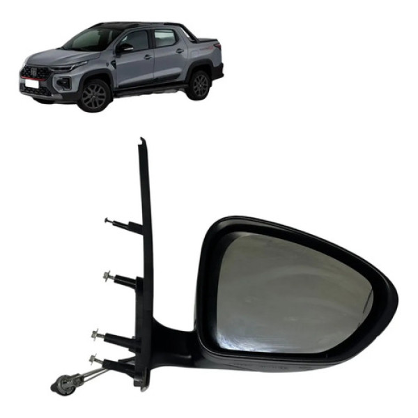 Retrovisor Manual Lado Direito Fiat Strada Endurance 2020