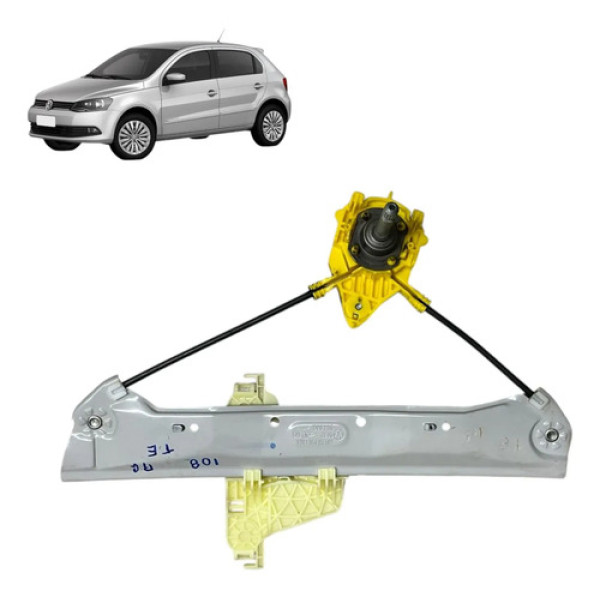 Maquina De Vidro Manual Traseira Esquerda Vw Gol Original