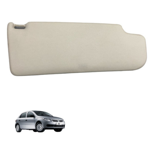 Quebra-sol Lado Esquerdo Com Espelho Vw Gol 2010 Original