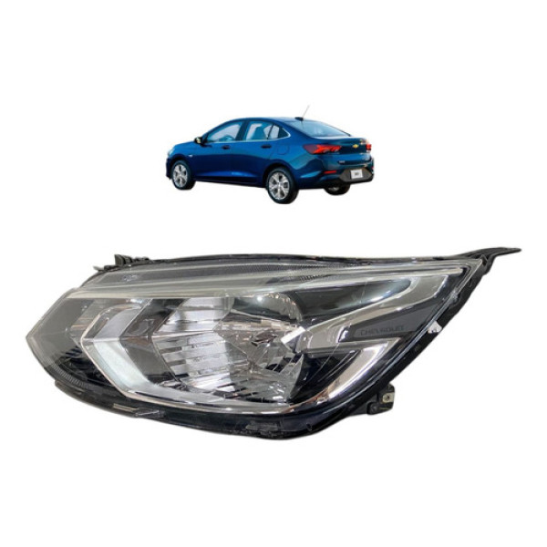 Farol Dianteiro Esquerdo Gm Onix Plus 2020 26309588 Original - Esquerdo/motorista