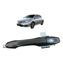 Maçaneta Externa Traseira Esquerda Honda City 2009 2014 Preto Traseira