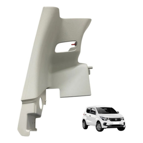 Acabamento Coluna Bagagito Lado Direito Fiat Mobi Original Cinza