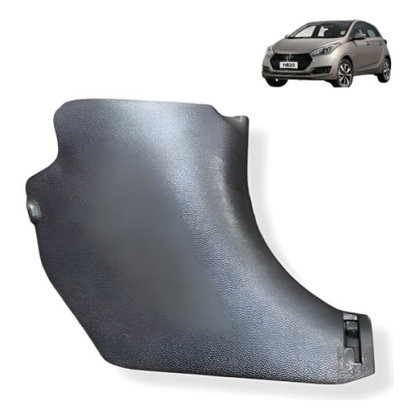 Acabamento Soleira Traseira Direita Hyundai Hb20 2013 2019 Preto