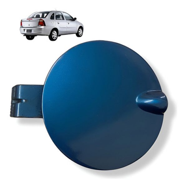 Portinhola Tampa Tanque Combustível Gm Corsa Sedan 2003 Usad Azul-escuro