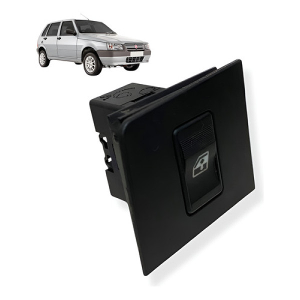 Botão Vidro Elétrico Dianteiro Direito Fiat Uno Mille Fire