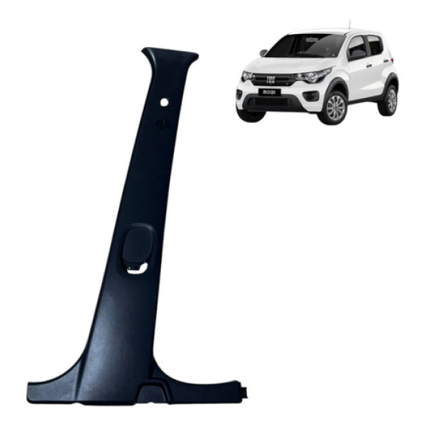 Moldura Coluna Central Direita Fiat Mobi Like Original