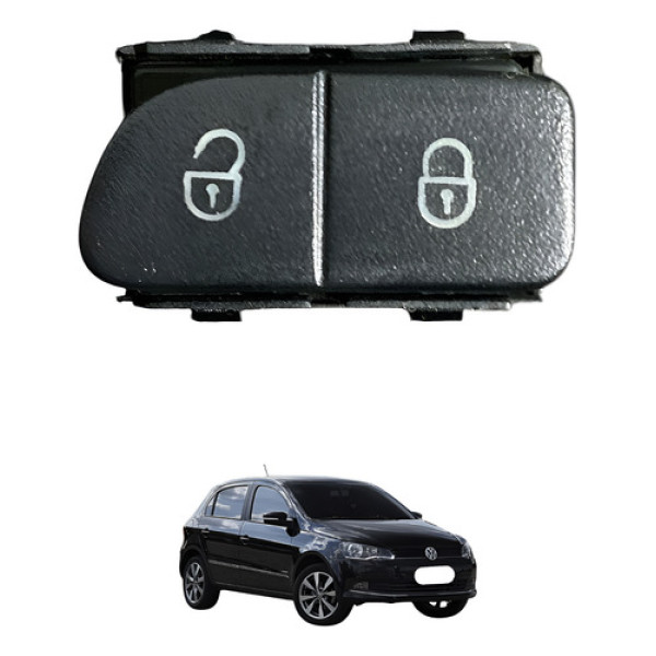 Botão Interruptor Trava Destrava Porta Vw Gol 2013 Usado
