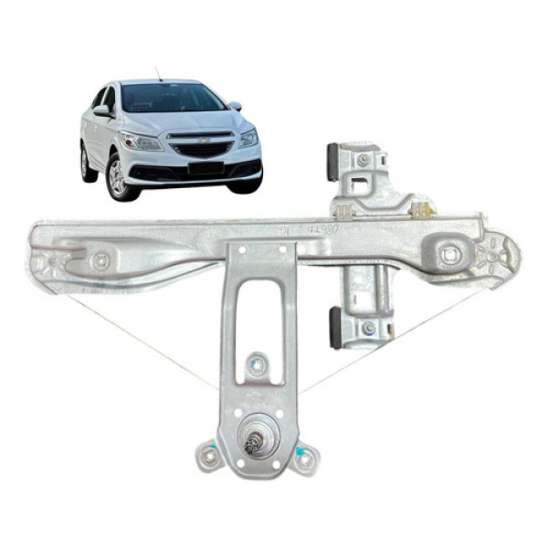 Máquina Do Vidro Manual Traseiro Direito Gm Prisma 2016