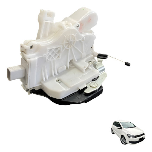 Fechadura Porta Traseira Esquerda Vw Fox 2014 Original Usado
